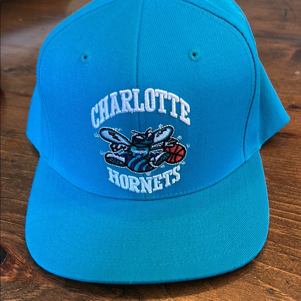 Mitchell & Ness Teal and Black Cap